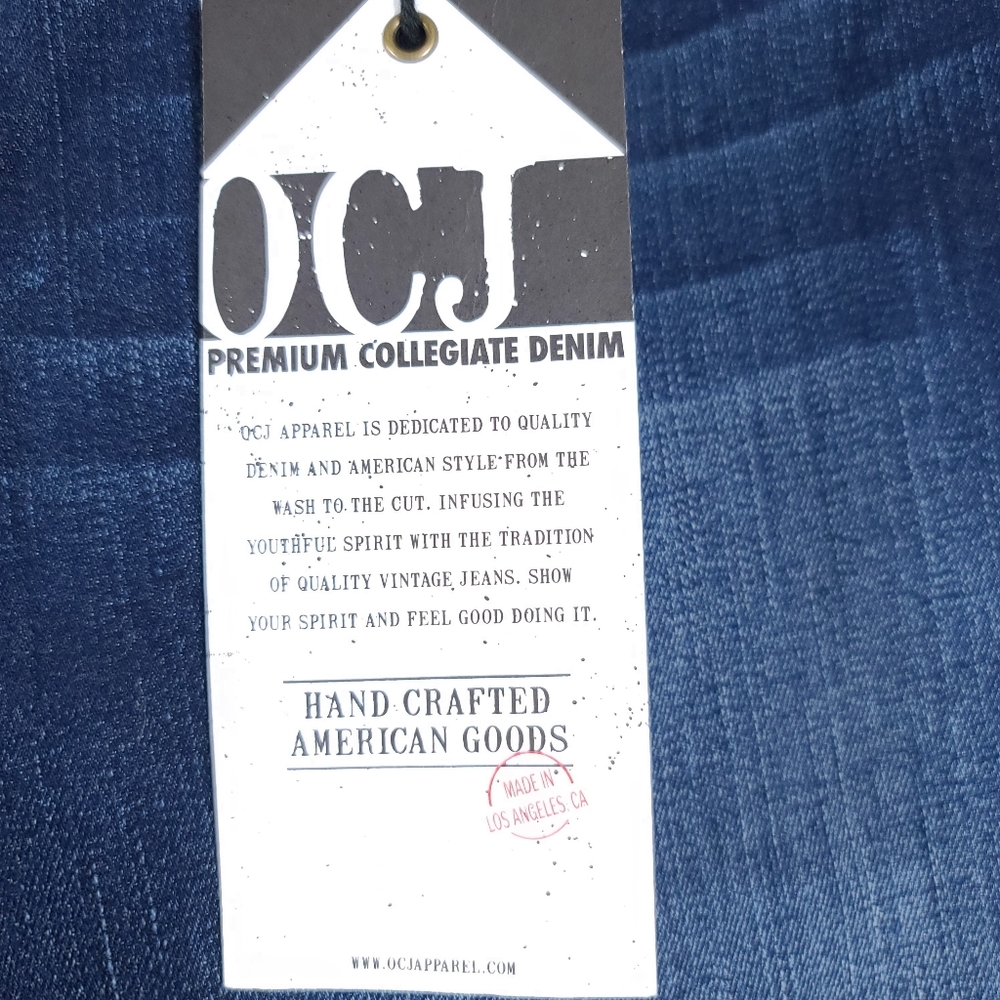 OCJ Apparel TCU Go Frogs Print Collegiate Jeans - Picture 5 of 9